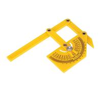 Fafeicy Buscador de ángulo Universal, Regla de Calibre de Inglete de Plástico ABS, 0 a 180 Grados, Ideal para Ingenieros y Artesanos
