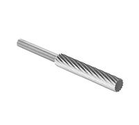 Fafeicy Cabezal de Pulido de Acero de Tungsteno, Lima Rotativa de Tungsteno Duradera para Carpintería y Metalurgia, Diámetro de Vástago de 4 Mm con Herramienta de Corte de 6 Mm