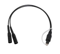 Fafeicy Cable de Audio óptico Divisor de Fibra óptica de Audio Digital 1 en 2 Salidas Cable de Conexión SPDIF Macho a Hembra para de Amplificador Estéreo de Barra de Sonido de Cine en