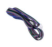 Fafeicy Cable de Extensión del Motor de 2 Metros, Cable Extrusor Macho a Hembra para el Conector JST Ph2.0 de 4 Pines, para el Enchufe de Carga de Equilibrio de Batería