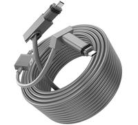 Fafeicy Cable Satelital de Reemplazo de 30 M 100 Pies con Adaptador Ethernet IP68 a Prueba de Agua 1200 Mbps para Antena Parabólica Gen 2 V2 Conexión Estable a Internet Al Aire Libre