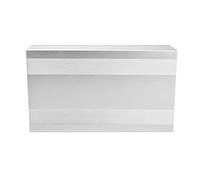 Fafeicy Caja de Aleación de Aluminio, Plata Oxidada con Chorro de, Caja de Proyecto Duradera, 68x145x250 Mm, Ideal para Decodificadores y Controladores