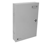 Fafeicy Caja de Alimentación de Alimentación de CC de 18 Canales Cinco de Metal de Salida de 12 V con Bloqueo y Llave para Monitoreo de Seguridad de Luz LED de la Cámara CCTV (12V20A18CH)