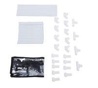 Fafeicy Caja de Almacenamiento de Filamentos para Impresora 3D, 10 Rollos, 1KG de Capacidad con Cubierta Transparente, Organizador de Estante de 2 Niveles para Estudio de Taller e