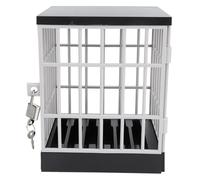 Fafeicy Caja de Bloqueo de Prisión para Teléfonos Móviles, Cárcel de Plástico para Teléfonos Celulares para el Aula, Participe en Diversión sin Conexión, Bloquee hasta 6 Dispositi (Gris Oscuro)