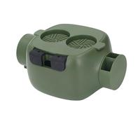 Fafeicy Caja de café Caja de Palo Portátil Café de Plástico Detrás del Recipiente para una Máquina de Ordenada Accesorios de Tranquilos para la Cocina Make (GREEN)