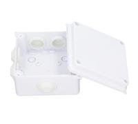 Fafeicy Caja de Conexiones de Plástico ABS Caja Eléctrica de Proyecto IP65 Impermeable A Prueba de Polvo Universal 100x100x70 Mm Preperforado para Cableado Eléctrico Interior y