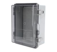 Fafeicy Caja de Conexiones Eléctricas Caja Eléctrica de Plástico ABS IP67 160 X 210 X 100 Mm con Cubierta con Bisagras Placa de Montaje Soportes de Pared para Proyectos de Barcos de Riego Domésticos