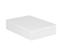 Fafeicy Caja de Conexiones Eléctricas Impermeable IP65, Carcasa de ABS Retardante de Llama con Tornillos de Metal, para Uso Interior y Exterior 263x182x60 Mm