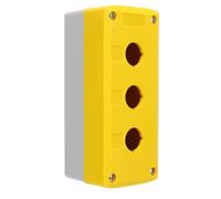Fafeicy Caja de Control de Pulsador de 3 Agujeros 22mm, Interruptor