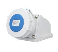 Fafeicy Caja de Distribución Industrial Impermeable, IP67, 32A, 2 Polos + Tierra, Material ABS, 220-250V, Montaje en Superficie