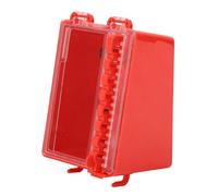 Fafeicy Caja de Etiqueta de Bloqueo Portátil, Material ABS, 8 Posiciones de Bloqueo y Gestión Visual, para Trabajadores de Mantenimiento y Sitios de Construcción