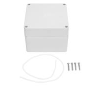 Fafeicy Caja de Proyecto Impermeable IP65, Caja de Unión Eléctrica ABS Cabro de Plástico con Orificios de Montaje de Metal Integrado, para Paneles Solares de Control de Paneles Solares