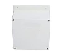 Fafeicy Caja de Unión de Alimentación de ABS Cinete Eléctrica, IP65 con Placa de Montaje y Tornillos para Cajas de Control Gabinetes 160x160x90 Mm