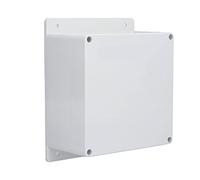 Fafeicy Caja de Unión de Plástico ABS 160x160x90mm IP65 Recinto Eléctrico de Retardante con Placa de Montaje para Proyectos Eléctricos Al Aire Libre Interiores