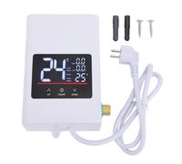 Fafeicy Calentador de Agua sin Tanque, Calentador de Agua Eléctrico Blanco con Pantalla Táctil LCD Digital, para Debajo del Fregadero, Cocina, Baño, Apartamento, Casa, RV (Enchufe europeo 220V 4000W)