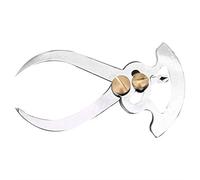 Fafeicy Calibrador de Espesores de Acero Inoxidable, Doble Extremo para Torneado de Madera, Medición de Diámetro Interno y Externo