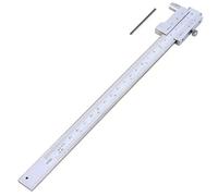 Fafeicy Calibrador Vernier, 0~200 mm Acero inoxidable Calibrador Vernier Calibrador cruzado paralelo Micrómetro Calibrador Herramienta de medición Calibrador para mediciones de precisión