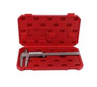 Fafeicy Calipera de Acero de Acero Al Carbono Interior Vernier Vernier, Rango de 9-150 Mm Precisión de 0.02 Mm, Herramienta de Mecanizado para Ingenieros y Trabajadores Metálicos
