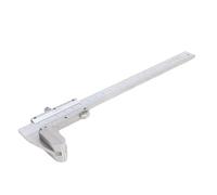 Fafeicy Calipitadora Vernier de Acero Inoxidable, 0-150 Mm de 0.02 Mm Herramienta de Medición de Calibrador de Resolución con Tornillo Giratorio, para Medir los Materiales Blandos de