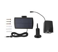 Fafeicy Cámara de Seguridad Simulada del Sensor de Movimiento de Luz Solar IP65 Impermeable a la Batería de 2200 MAh para el Patio