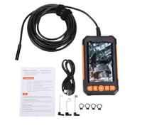 Fafeicy Cámara Endoscópica con 8 Luces LED Pantalla de 4,3 Pulgadas Industrial 1080P HD Recargable IP67 Lente Dual de 8 Mm para Inspección de Automóviles y Mantenimiento Mecánico