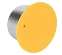 Fafeicy Cápsula de café Taza de Filtro de Acero Inoxidable Reutilizable Cápsula de café Recargable de 40 Ml con Tapa de Silicona y Cubierta de Polvo Prensado para Uso en el Hogar y la (YELLOW)