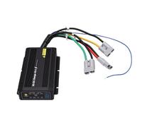 Fafeicy Cargador de Batería a Bordo 40A DC-DC MPPT de Entrada Dual con Solar, IP68 para Gel AGM LFP Calcio