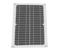 Fafeicy Cargador de Panel Solar, Silicio Monocristalino, Panel Solar Portátil de 18 W 12 V para Coches Al Aire Libre