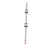 Fafeicy Carril Guía Lineal MGN7C, Carril Deslizante Lineal de Contacto de 4 Puntos de Acero Inoxidable con 2 Controles Deslizantes para Equipos de Automatización y Aplicaciones Industriales (300 mm)
