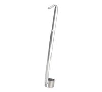 Fafeicy Cazo de Vino de Acero Inoxidable 304, Cuchara Medidora de Vino de Largo con Pico Vertedor, Gancho de con Orificio para Colgar, Cucharón para el Hogar, Bar, Restaurante, Tienda, Contenedor de