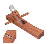 Fafeicy Cepillo Manual para Carpintería, Herramienta de Artesanía en Madera, Cuerpo de Teca de 183 Mm, Hoja de Acero Al Manganeso, Fácil de Instalar, Reemplazo para Cepillado de Madera, (350)
