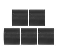 Fafeicy Cinta de PVC para Aire Acondicionado 5 Rollos, 6cm de Ancho, Resistente Al Aceite y Retardante de Llama, Antienvejecimiento, Cinta Protectora de Tuberías con Prevención de Fugas (BLACK)