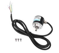 Fafeicy Codificador de Eje Codificador Rotatorio Incremental ABZ 3 Fases 1000B 1024B DC 5 24V 30KHZ Eje de 0.236 in 3000 6000rpm con Acoplamiento Flexible para Ingeniería de (1024Z)