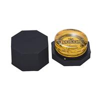 Fafeicy Colofonia Amarilla para Instrumento de Cuerda Frotada, Colofonia Redondeada de Alta Viscosidad para Violín, Viola, Violonchelo Erhu con Fórmula Transparente