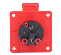 Fafeicy Conector de Enchufe Industrial IP44 Impermeable 16A 32A 220-250V 240-415V Toma de Corriente Oculta con Carcasa de PC y Terminales de Latón para Taller Camping (HR-314)