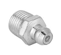 Fafeicy Conector de Engrase M10 Plateado, Recto, Surtido de 10 Piezas para Maquinaria y Vehículos de Ingeniería (Zhongzhi)