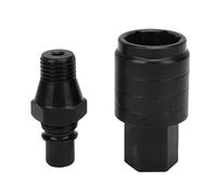 Fafeicy Conector Rápido de Broca de Agua, Juego de Adaptadores Macho y Hembra de Rosca M22 con Bloqueo de Liberación Rápida, para Plataformas de Perforación de Agua