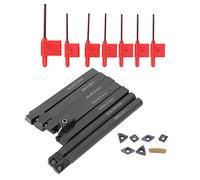 Fafeicy Conjunto de Herramientas de del Cenador CNC de 7pcs con Llaves para Hábiles de Acero Inoxidable Resistencia Al Mecanizado de Acero 42CR Material