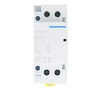 Fafeicy Contactor de AC de carril DIN 2P, 40A 1NO1NC 50/60HZ para el hogar(220V/230V)