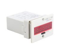 Fafeicy Contador Electrónico de 6 Dígitos, Pantalla Digital LED Sin Contador de Voltaje, Rango de Conteo 0-999999 Memoria de Datos de Reinicio Manual para Control de Panel de Equipos Industriales