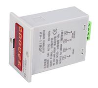 Fafeicy Contador Electrónico de 6 Dígitos, Pantalla Digital LED Sin Contador de Voltaje, Rango de Conteo 0-999999 Memoria de Datos de Reinicio Manual para Control de Panel de Equipos Industriales