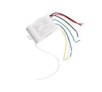 Fafeicy Control Remoto Inalámbrico YAM-804, Interruptor de 4 Vías 220V, Transmisor y Receptor de Luz Digital para Sistemas de Iluminación