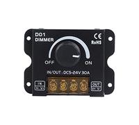 Fafeicy Controlador de Atenuación LED, Perilla Inalámbrica, Atenuador de Iluminación, Interruptor con Control Remoto para Home Bar KTV DC5V-24V