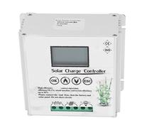 Fafeicy Controlador de Carga Solar Eólica de 24 V 48 V Controlador de EnergíA Híbrido MPPT Pantalla LCD de Aluminio de 40 A Gestión de Batería de Doble Canal para Uso Marino Fuera de la Red en el