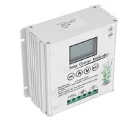 Fafeicy Controlador de Carga Solar Eólica de 24 V 48 V Controlador de EnergíA Híbrido MPPT Pantalla LCD de Aluminio de 40 A Gestión de Batería de Doble Canal para Uso Marino Fuera de la Red en el