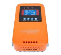 Fafeicy Controlador de Carga Solar MPPT 60A, Cubierta ABS con Cuerpo de Enfriamiento de Aluminio, 99% de Eficiencia para Farolas Solares y Estaciones Base de Comunicación, Compatible con LFP Coloidal