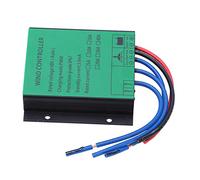 Fafeicy Controlador de Generador de Turbina Eólica Regulador de Carga 48V PWM IP67 Impermeable con Indicador LED Carcasa de Aleación de Aluminio para Sobrecarga de Batería Protección (10A)