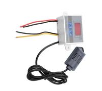Fafeicy Controlador de Interruptor Higrómetro Digital XH-W3005 Sensor de Humedad de 12V/24V (220V)
