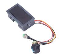 Fafeicy Controlador de Velocidad del Motor de CC Gobernador PWM 6 V-30 V 6 A con Pantalla Digital LED de 0,56 Pulgadas para Control de Velocidad del Motor de CC RPM Ajustables